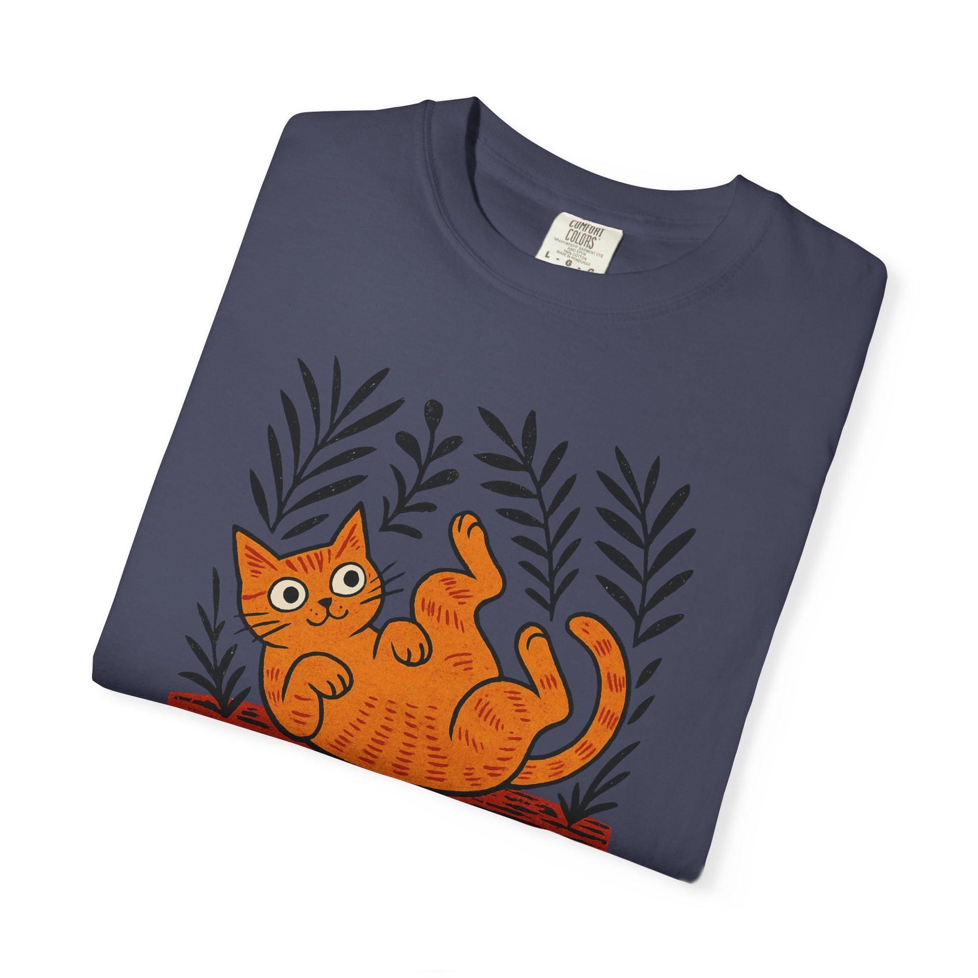 Comfort Colors® Matisse Inspired Cat Shirt, Artistic Design, Cat Lover Gift, Artist T-Shirt, Colorful Art Cat Tee, Gift for Cat Lovers