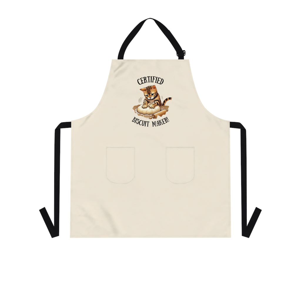 Certified Biscuit Maker Apron, Funny Cooking Gift, Kitchen Chef Apron, Perfect for Baking Lovers, Culinary Gift for Home Cooks