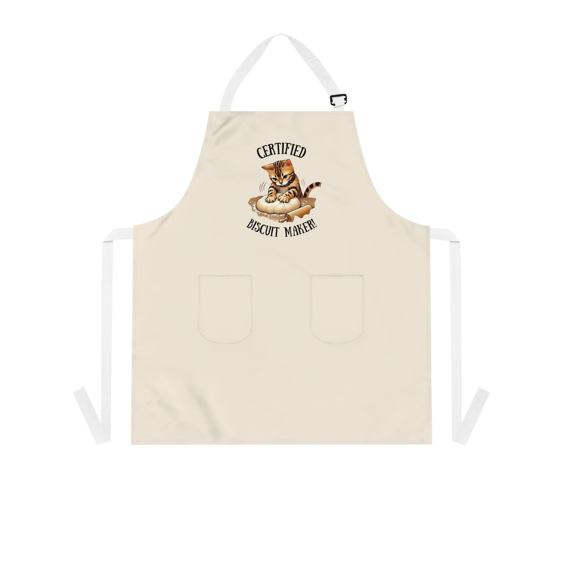 Certified Biscuit Maker Apron, Funny Cooking Gift, Kitchen Chef Apron, Perfect for Baking Lovers, Culinary Gift for Home Cooks
