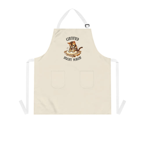 Certified Biscuit Maker Apron, Funny Cooking Gift, Kitchen Chef Apron, Perfect for Baking Lovers, Culinary Gift for Home Cooks