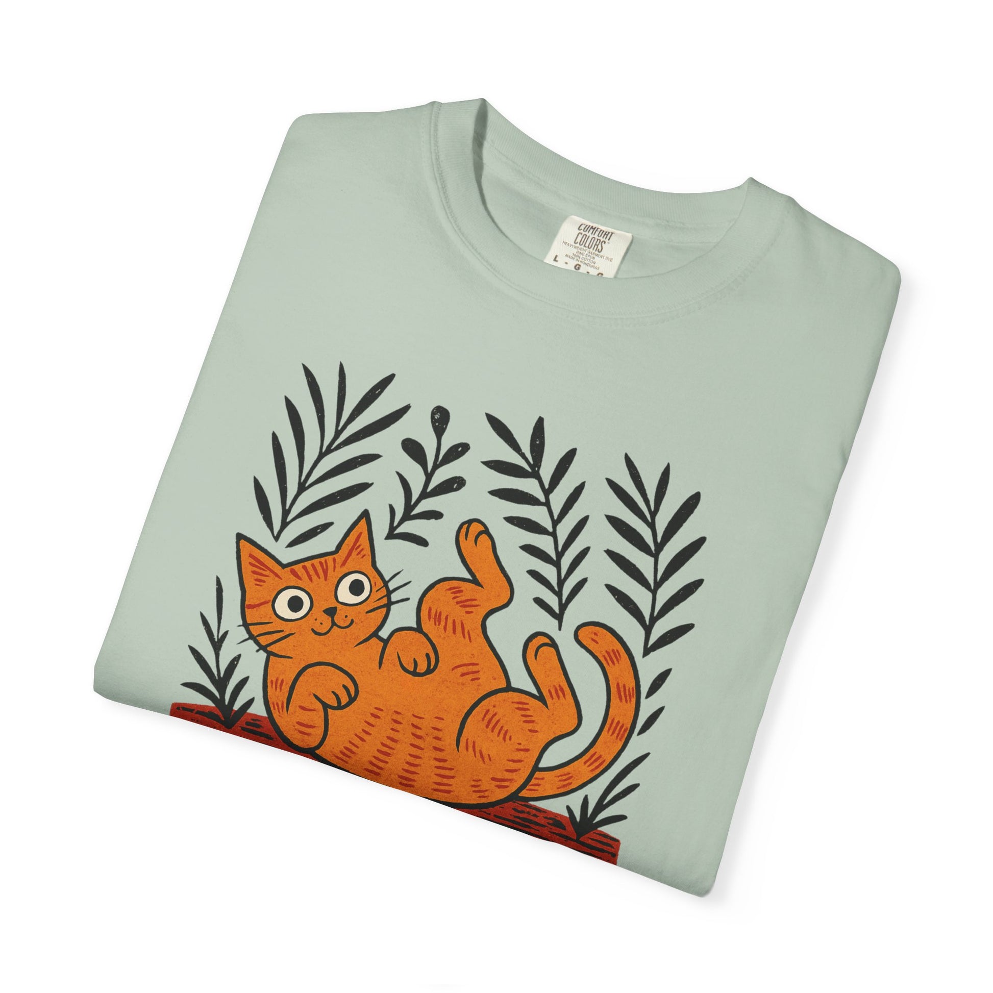 Comfort Colors® Matisse Inspired Cat Shirt, Artistic Design, Cat Lover Gift, Artist T-Shirt, Colorful Art Cat Tee, Gift for Cat Lovers