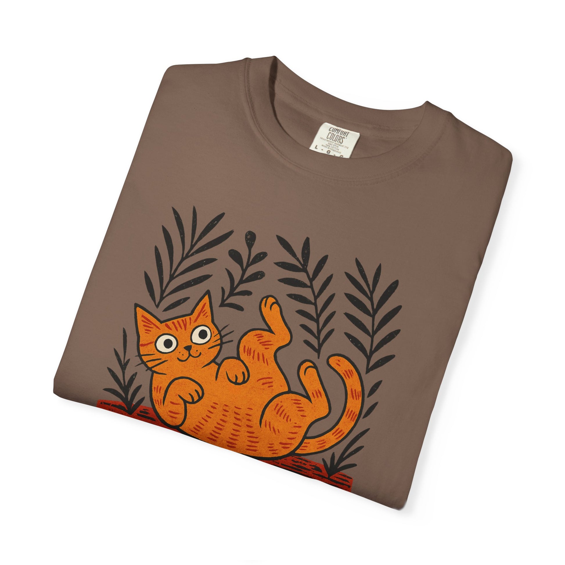 Comfort Colors® Matisse Inspired Cat Shirt, Artistic Design, Cat Lover Gift, Artist T-Shirt, Colorful Art Cat Tee, Gift for Cat Lovers
