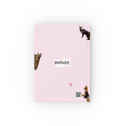 Cat-Themed notebook - Purrfection Takes Time