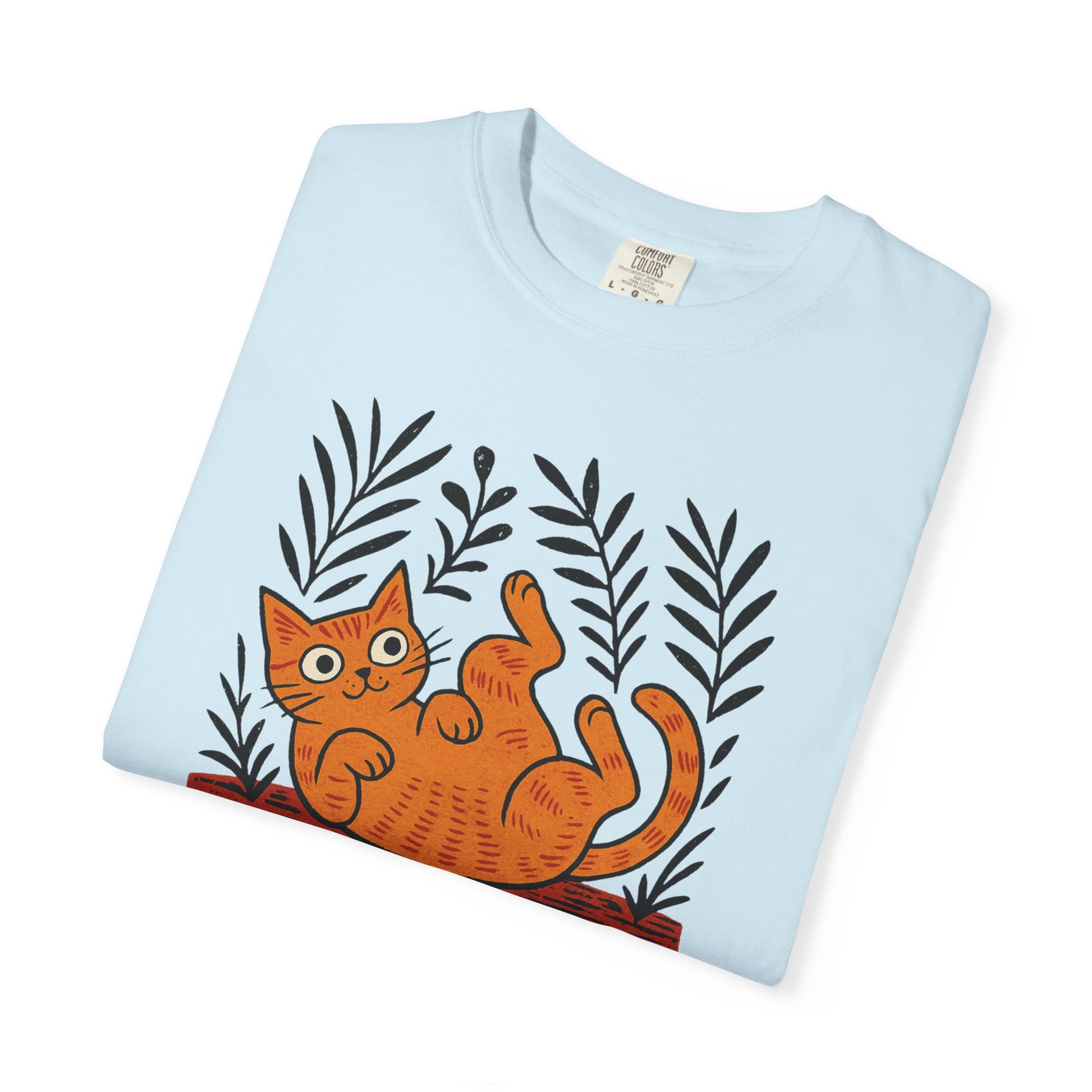 Comfort Colors® Matisse Inspired Cat Shirt, Artistic Design, Cat Lover Gift, Artist T-Shirt, Colorful Art Cat Tee, Gift for Cat Lovers